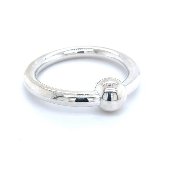 Tiffany & Co Estate Baby Rattle 2" Wide Silver TIF446 - Picture 5 of 8